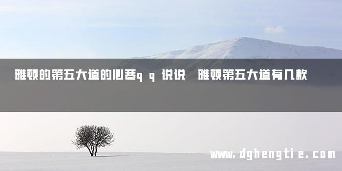 雅顿的第五大道的心寒qq说说 雅顿第五大道有几款
